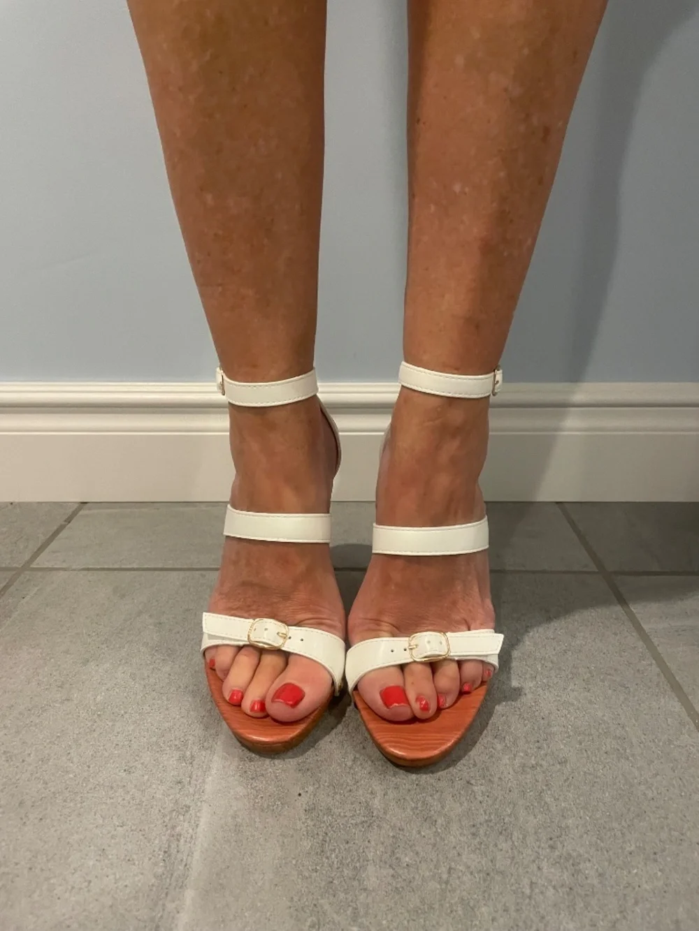 FASHION NOVA White High Heel Sandals